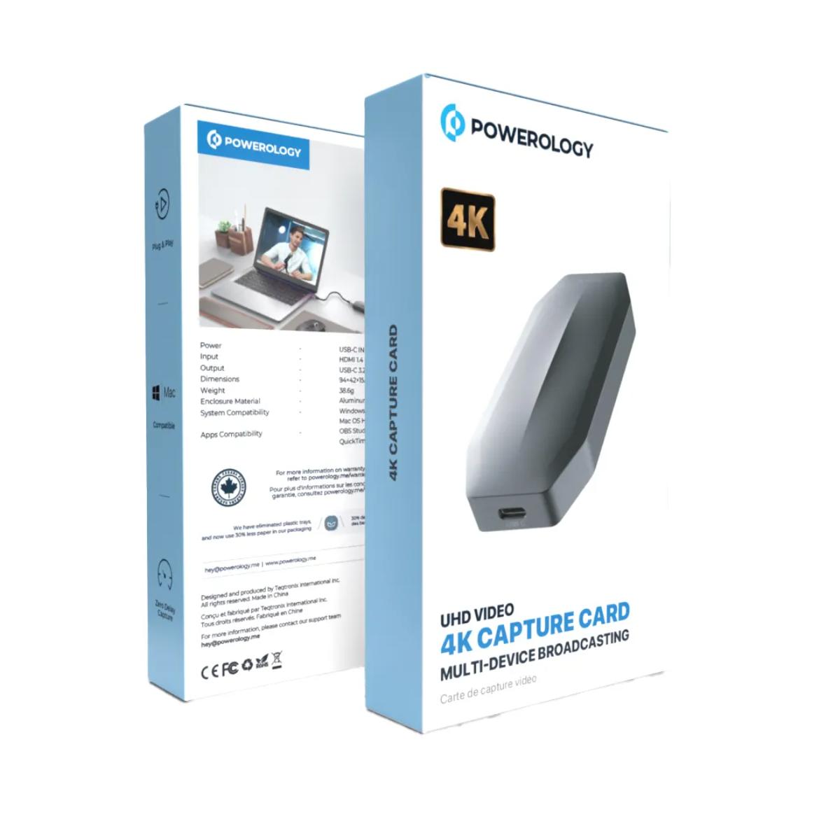 Powerology 4K UHD Multi-Device Capture Card