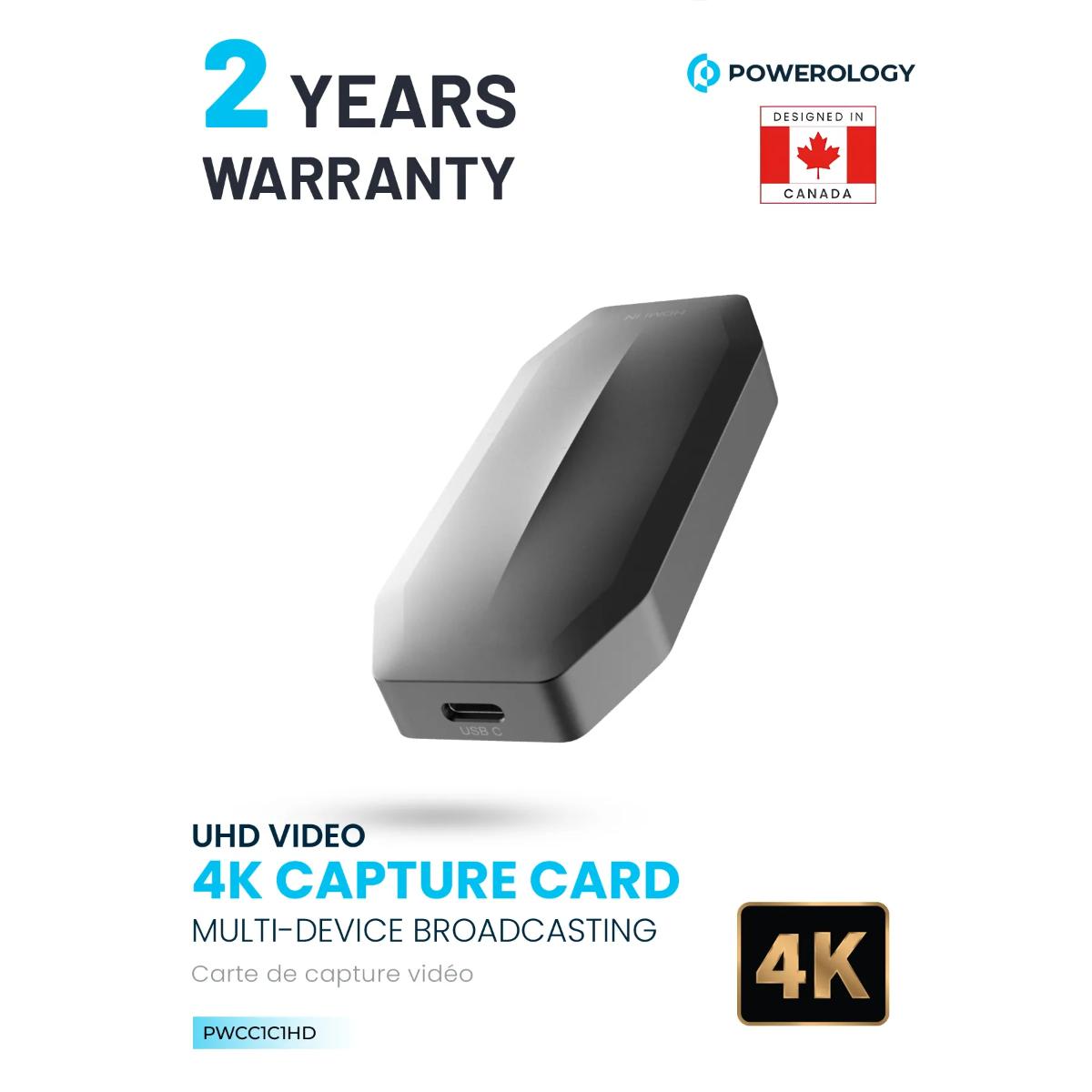 Powerology 4K UHD Multi-Device Capture Card