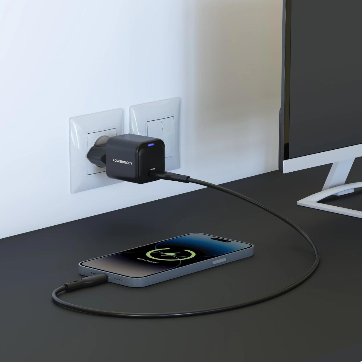 Powerology  GaN Ultra-Compact Fast Charger