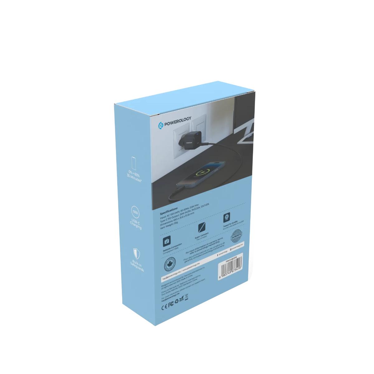 Powerology  GaN Ultra-Compact Fast Charger
