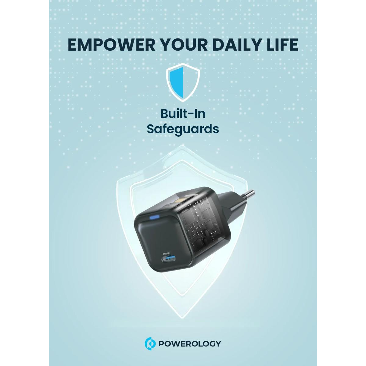 Powerology  GaN Ultra-Compact Fast Charger