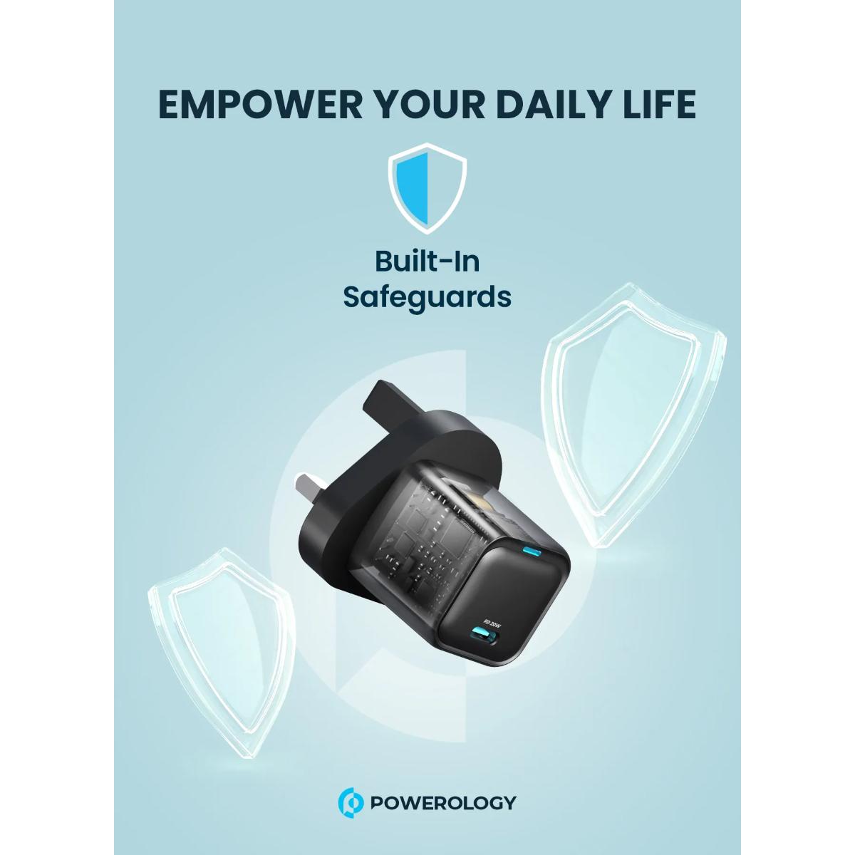 Powerology UK Ultra-Compact GaN Charger