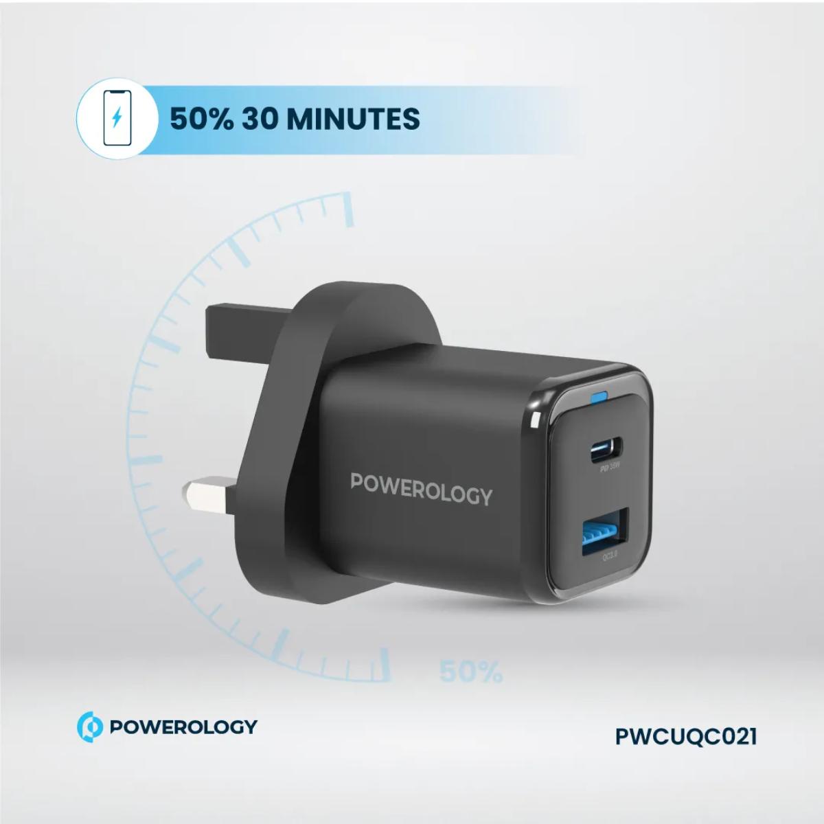 Powerology Super Compact Quick Charger
