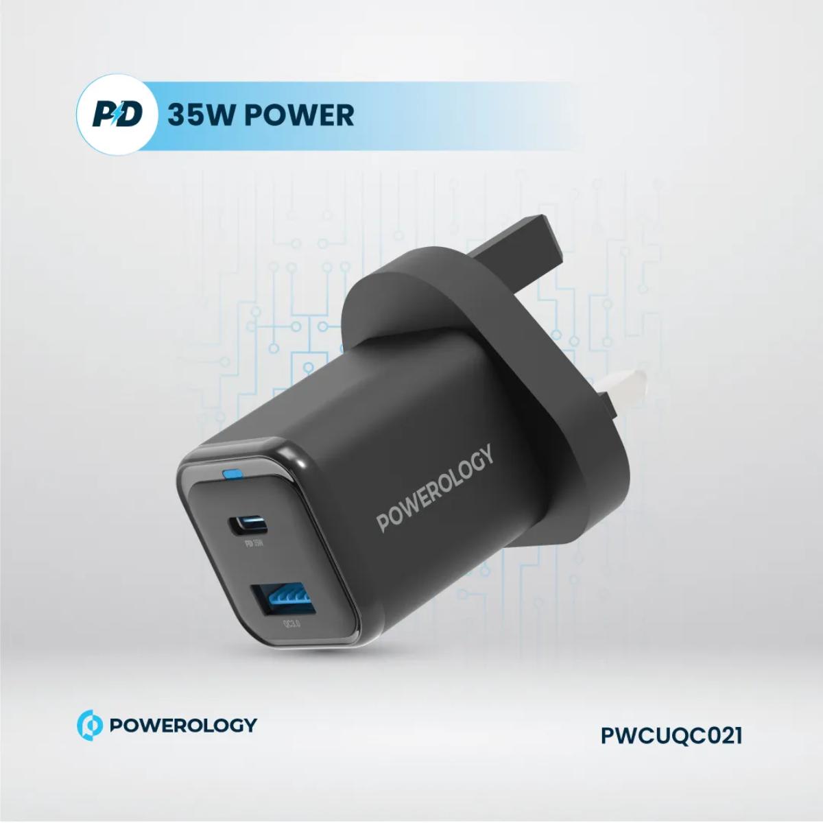 Powerology Super Compact Quick Charger