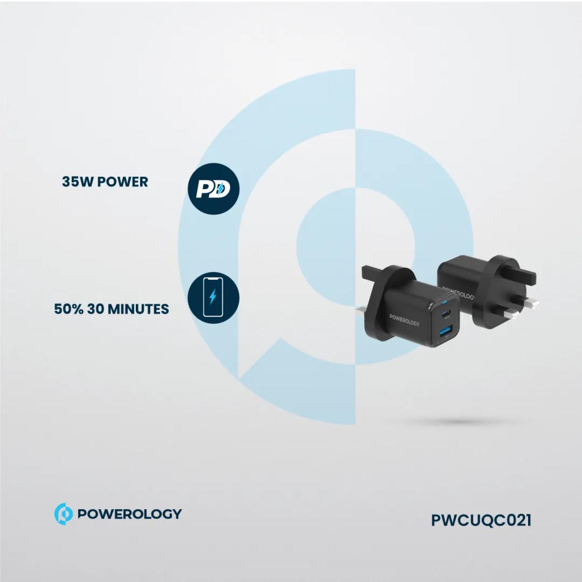 Powerology Super Compact Quick Charger