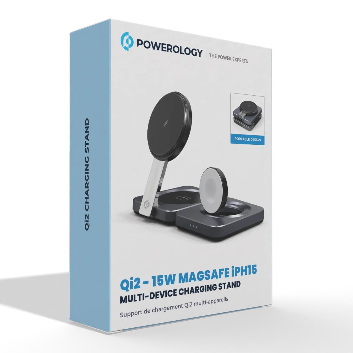 Powerology 3-in-1  Magnetic Wireless Charger