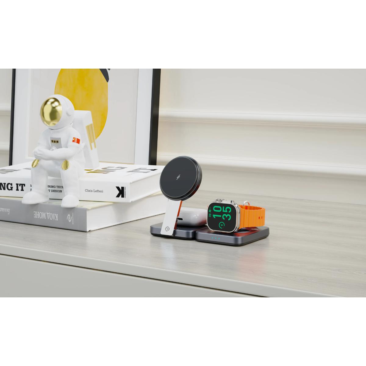Powerology 3-in-1  Magnetic Wireless Charger