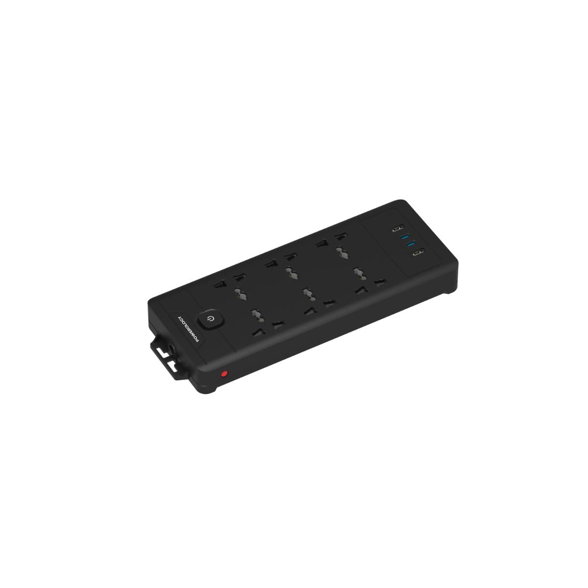 Powerology 6AC 2500W Power Strip