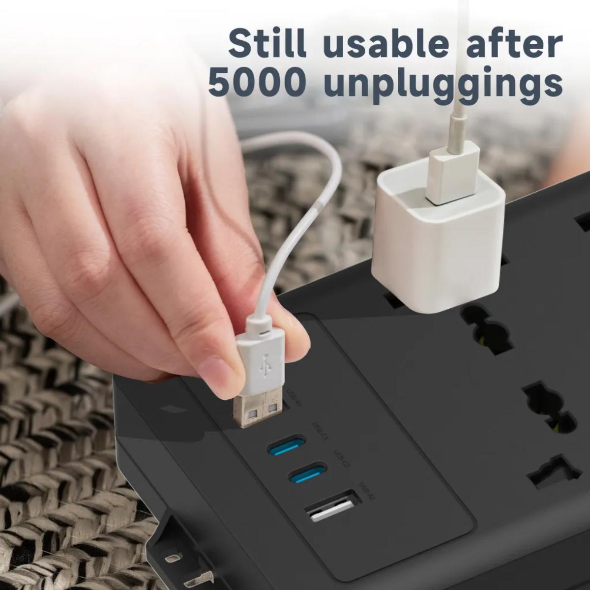 Powerology 6AC 2500W Power Strip