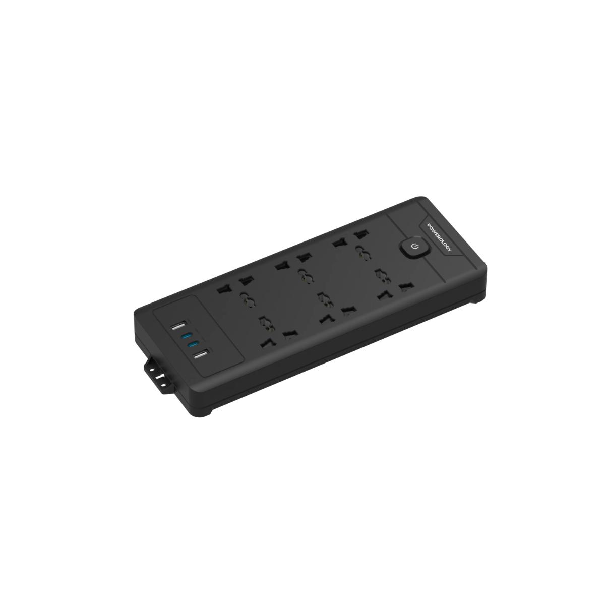 Powerology 6AC 2500W Power Strip