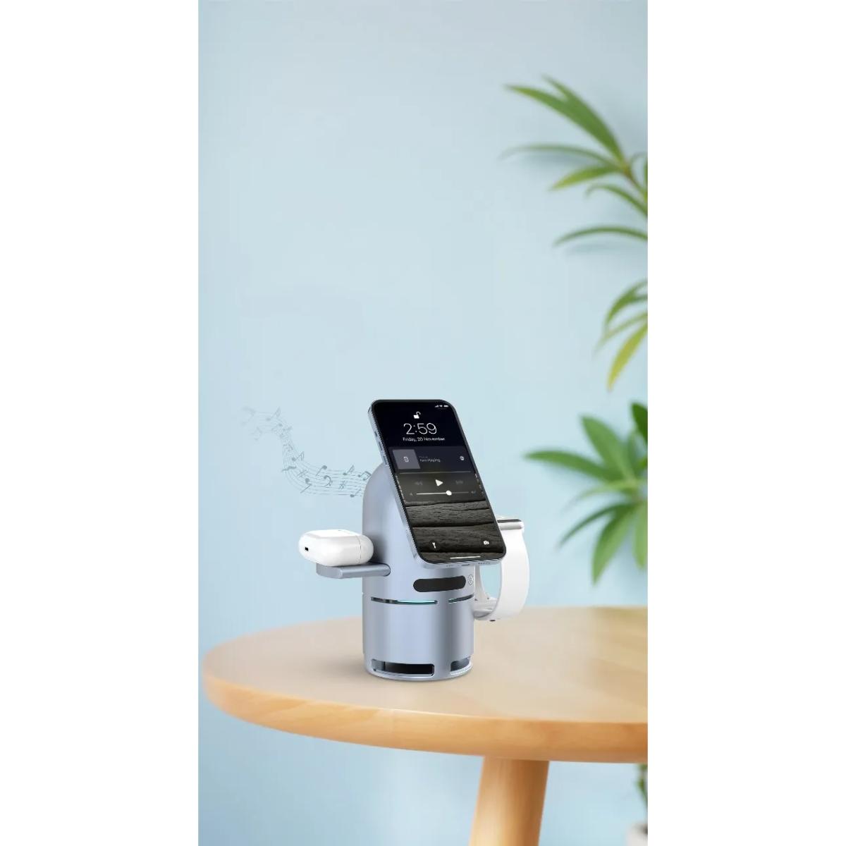 Powerology Qi2 Speaker Charge Station