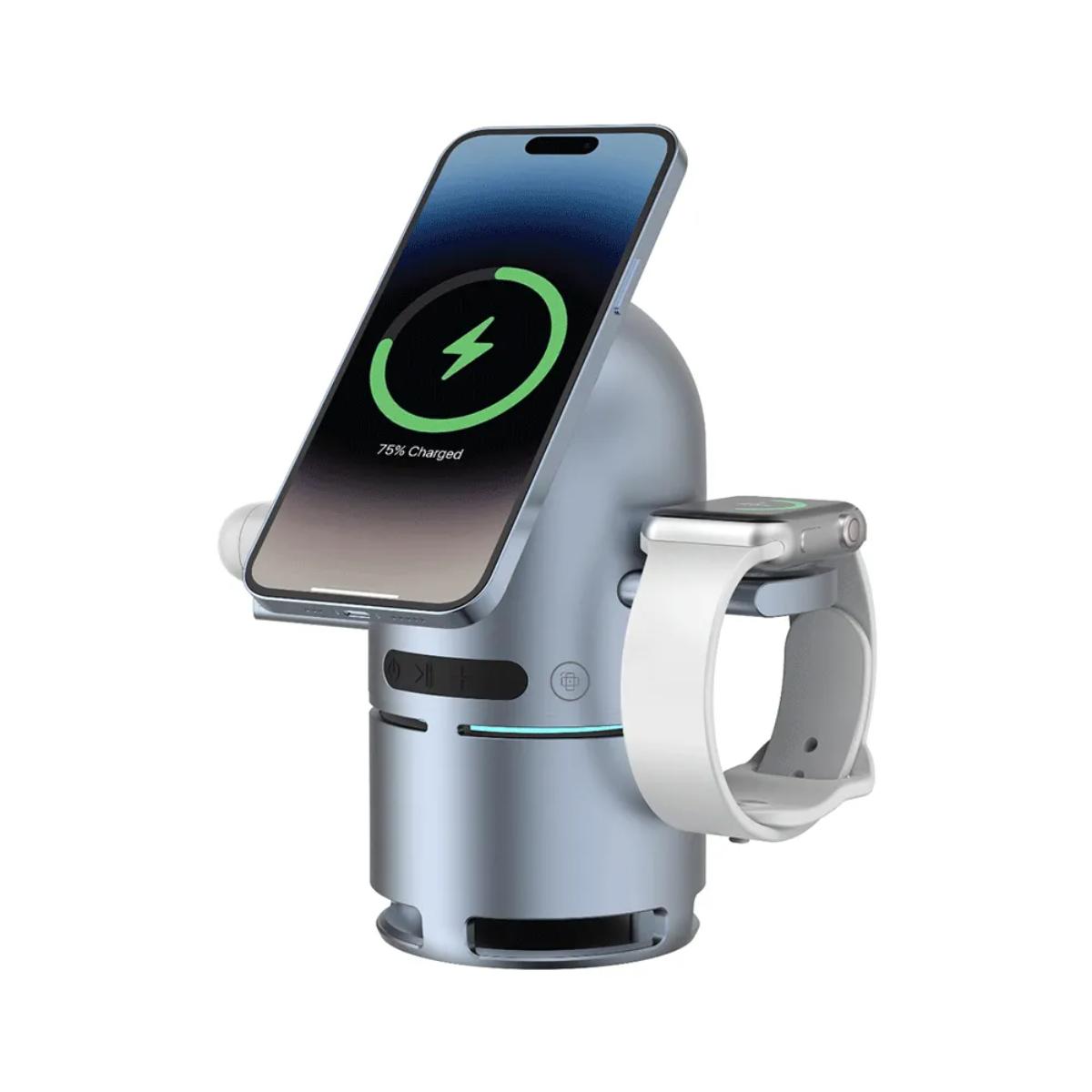 Powerology Qi2 Speaker Charge Station