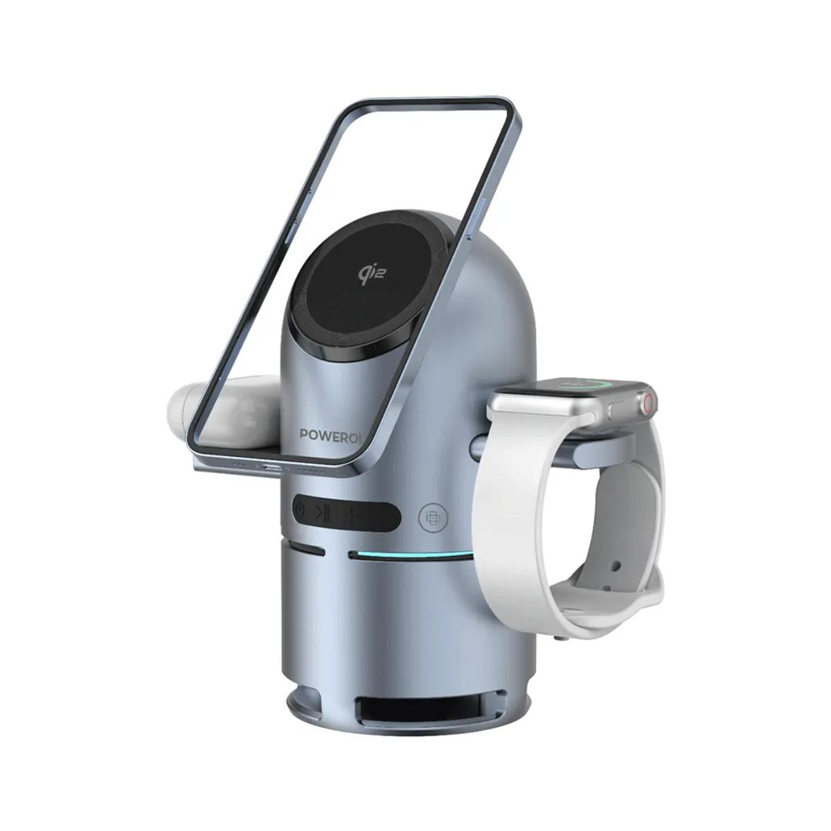 Powerology Qi2 Speaker Charge Station