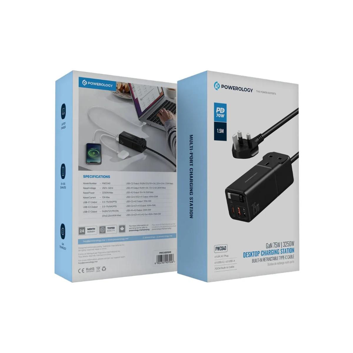 Powerology Desktop Charging Station