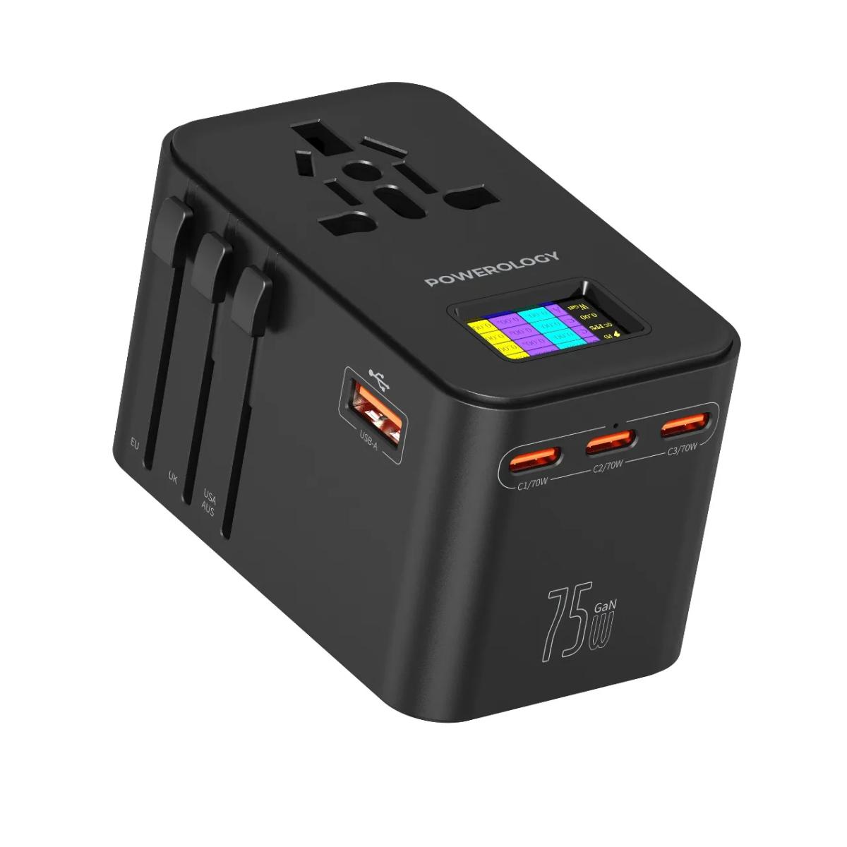 Powerology GaN 75W Universal Charger