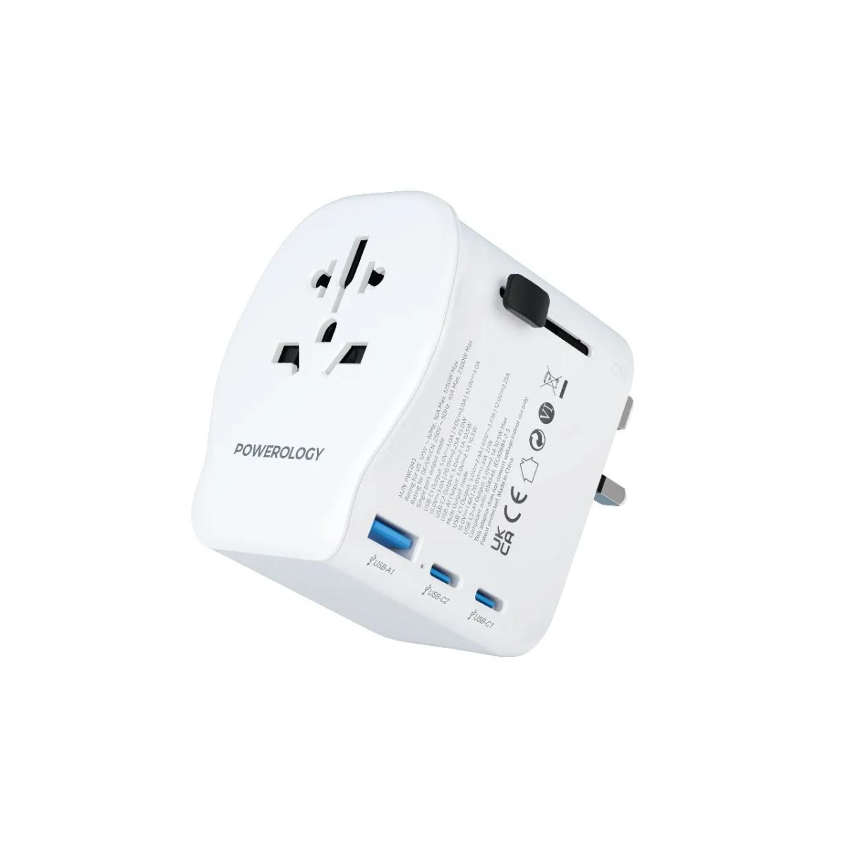 Powerology Universal Travel Adapter 2300W