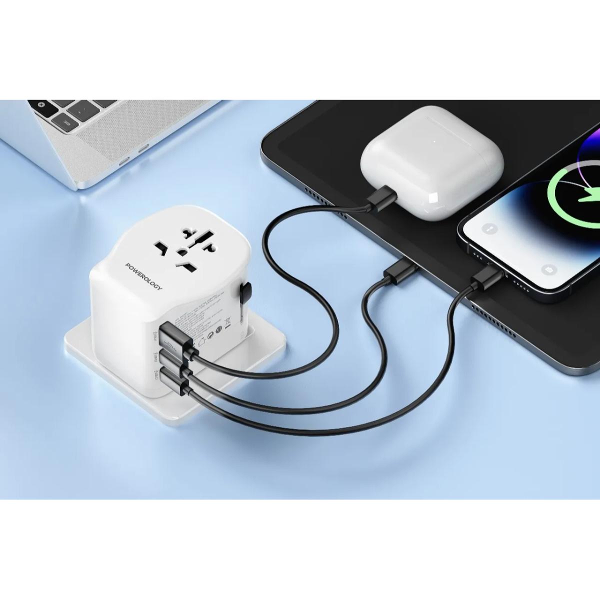 Powerology Universal Travel Adapter 2300W