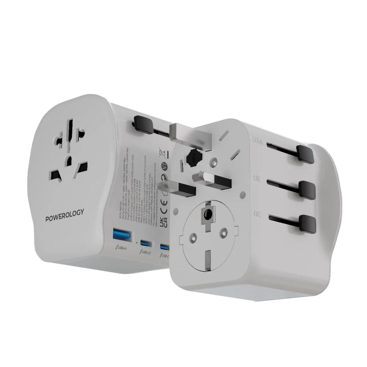 Powerology Universal Travel Adapter 2300W