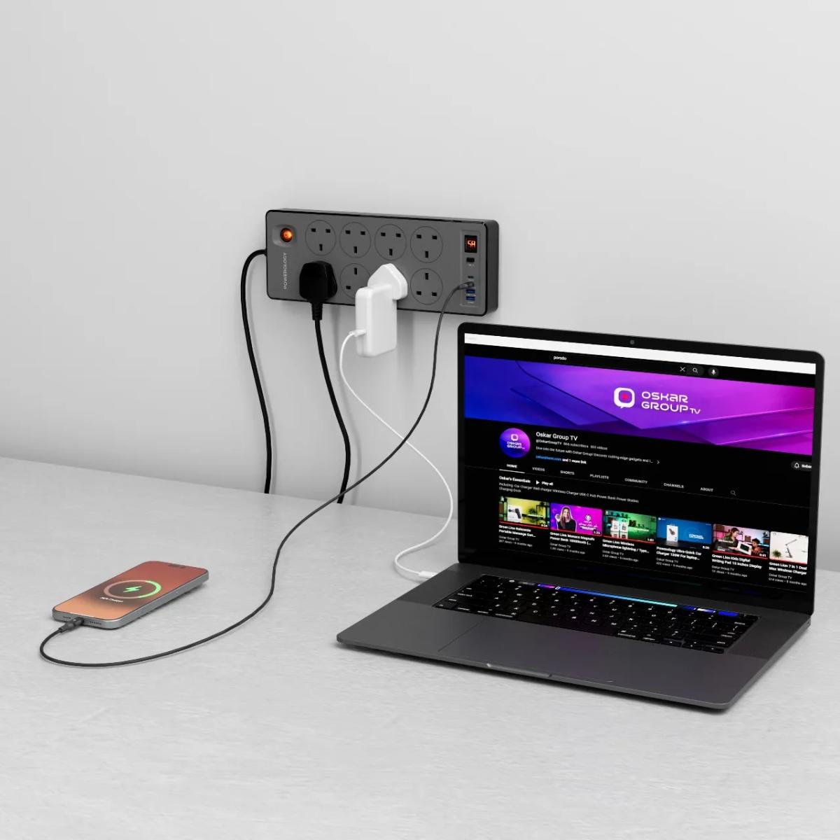 Powerology 8AC | 2990W Power Strip