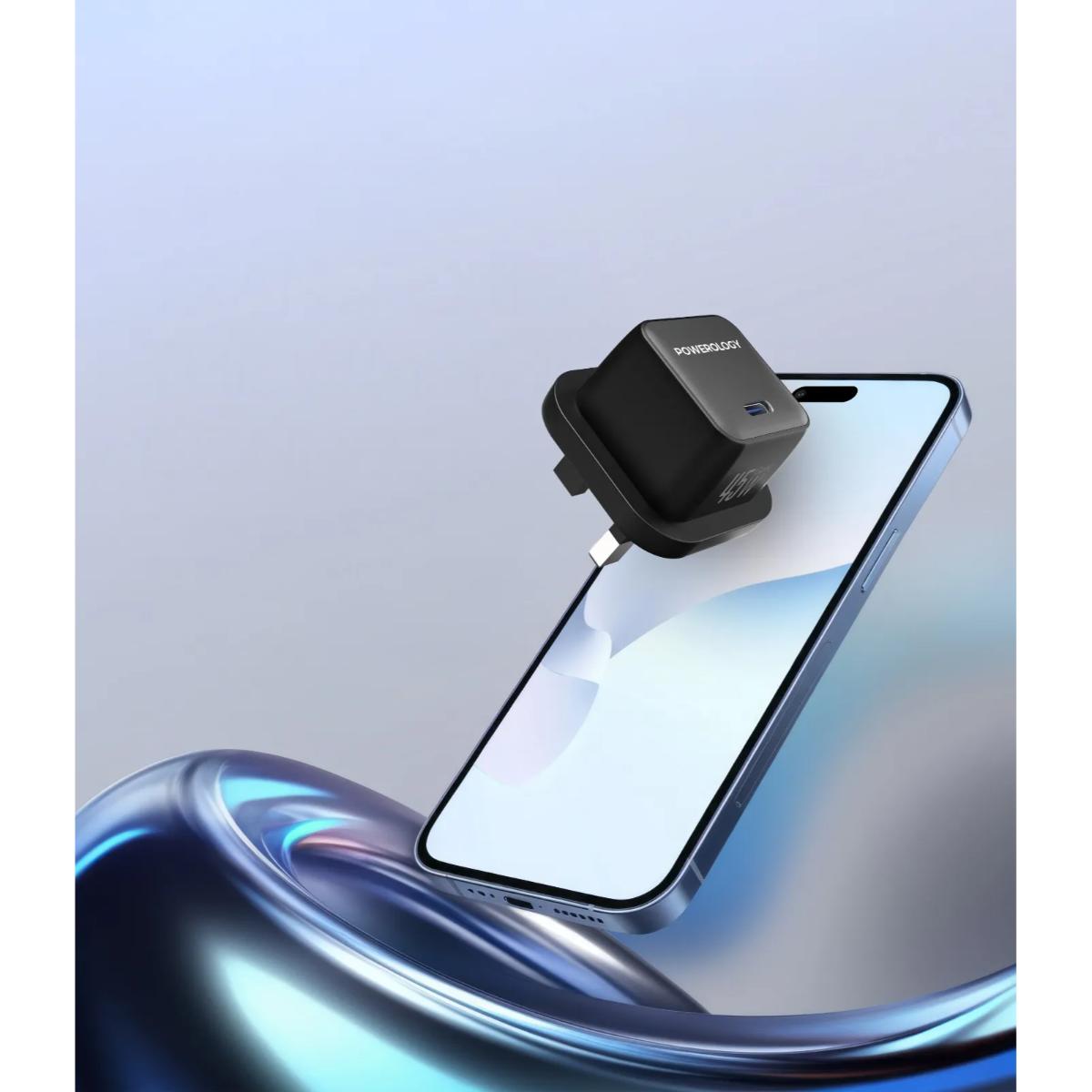 Powerology QX 45W Pocket-Sized GAN Adapter