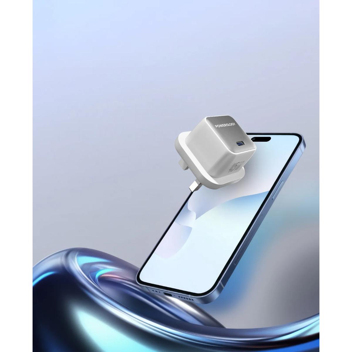 Powerology QX 45W Pocket-Sized GAN Adapter