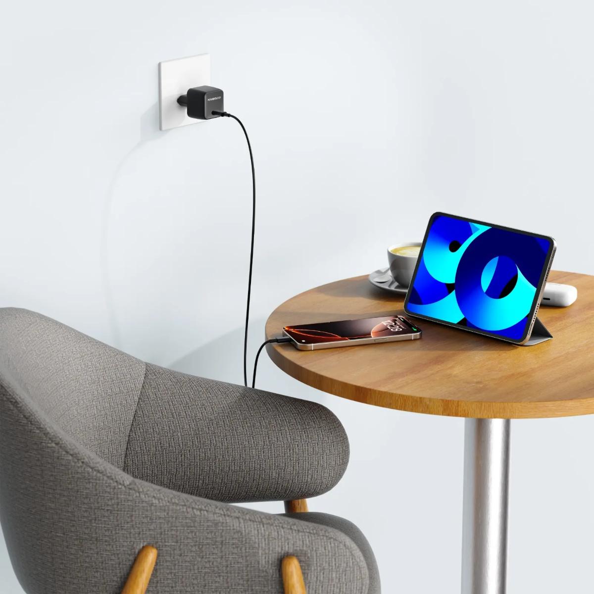 Powerology QX 45W GaN Type-C Fast Charger