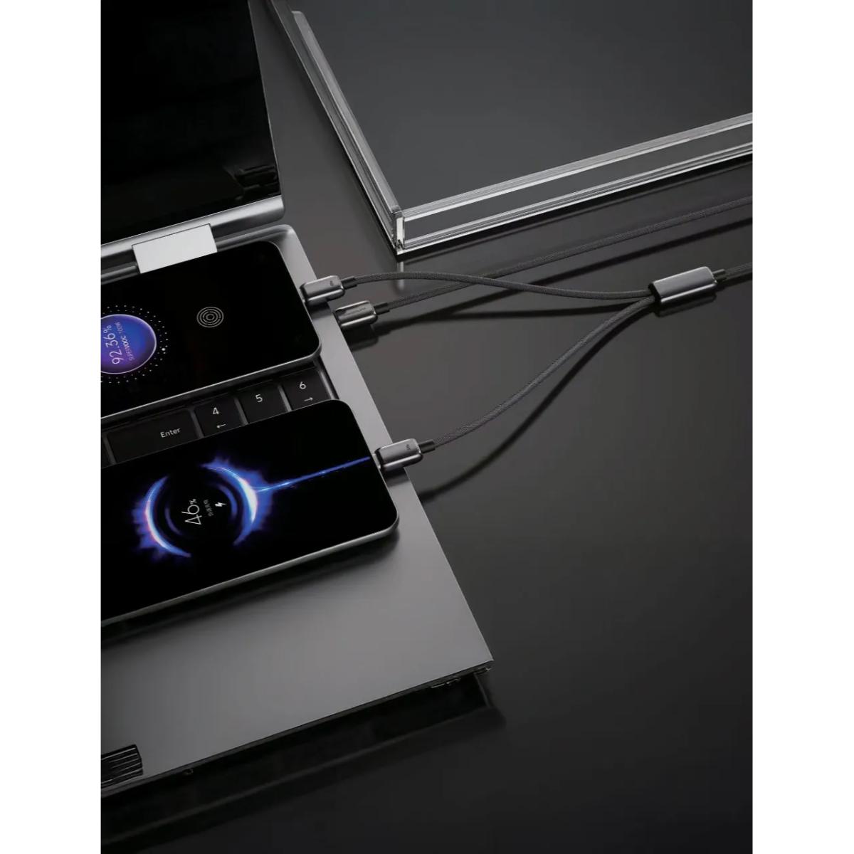 Powerology Zinco Series 2-IN-1 Dual USB-C Cable
