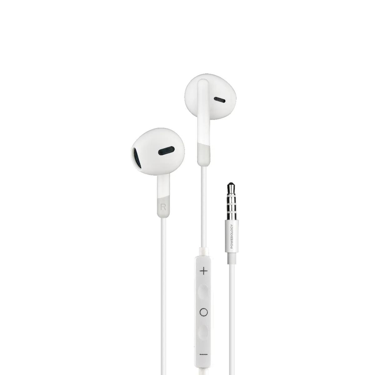 Powerology AUX 3.5mm Stereo Earphone