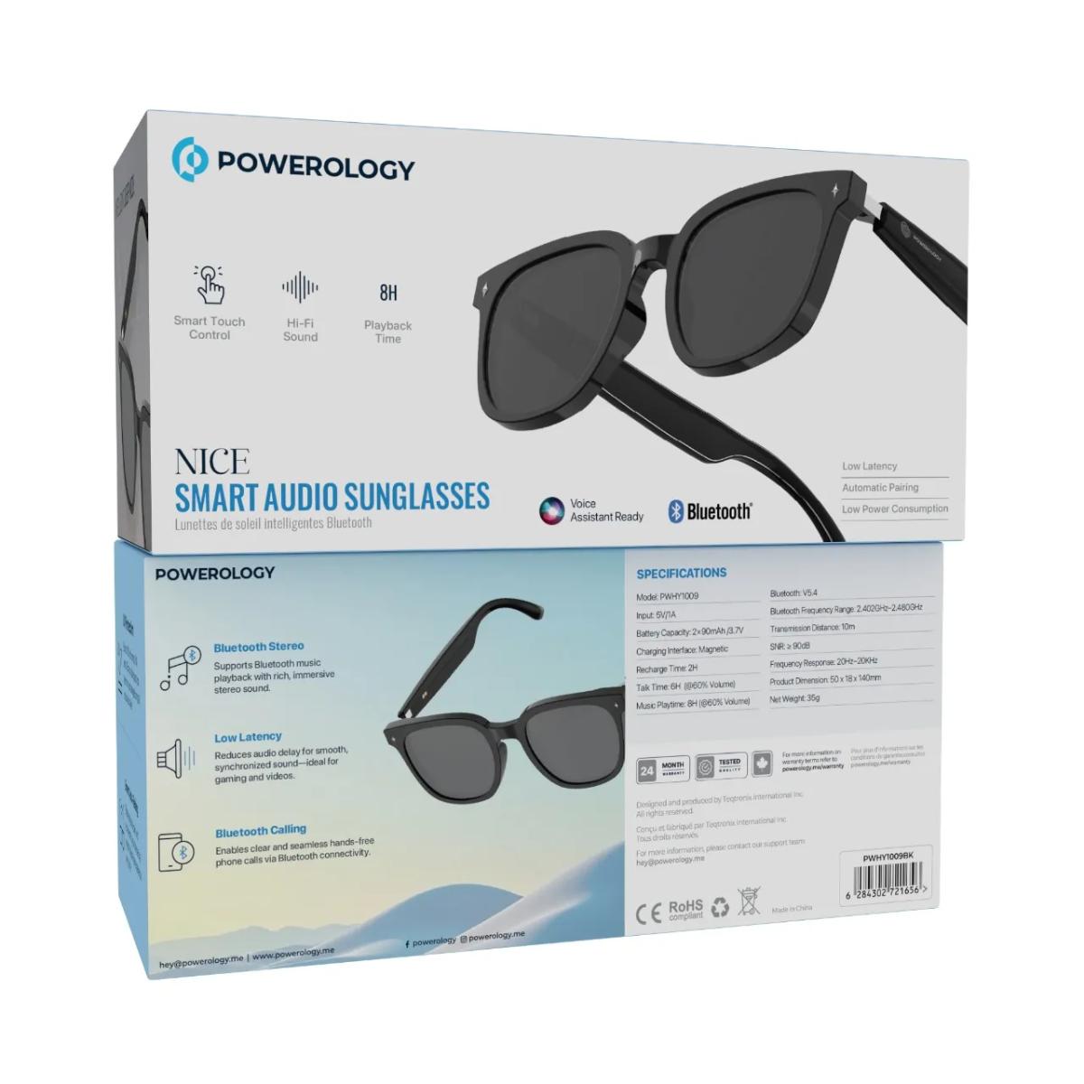 Powerology Nice Smart Audio Sunglasses