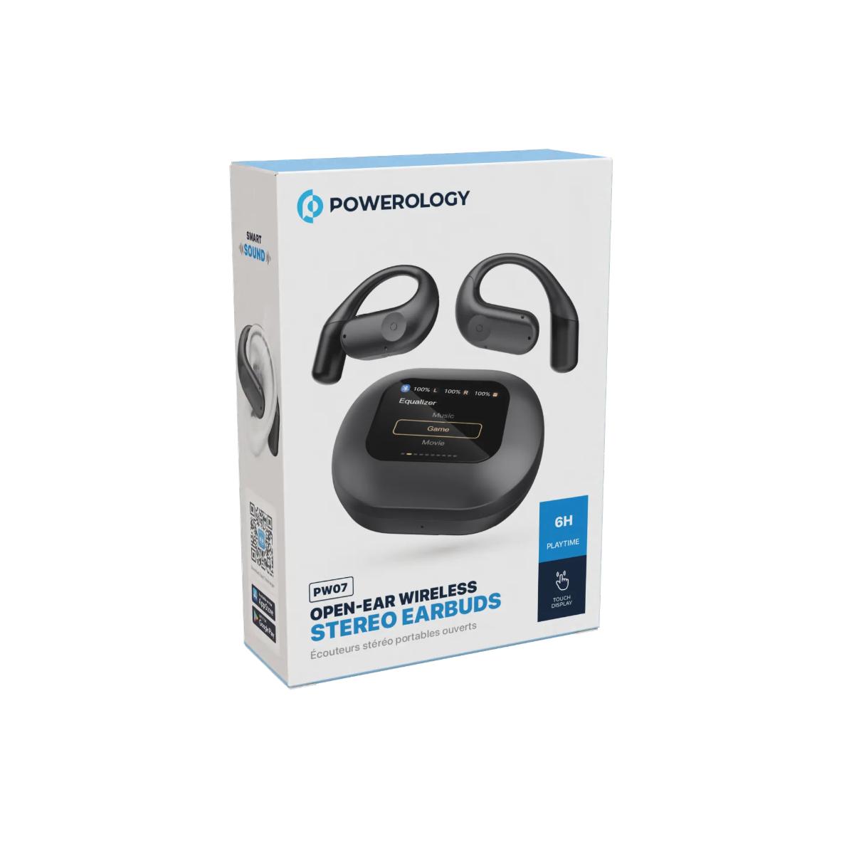 Powerology Open-Ear Wireless Stereo Earbuds