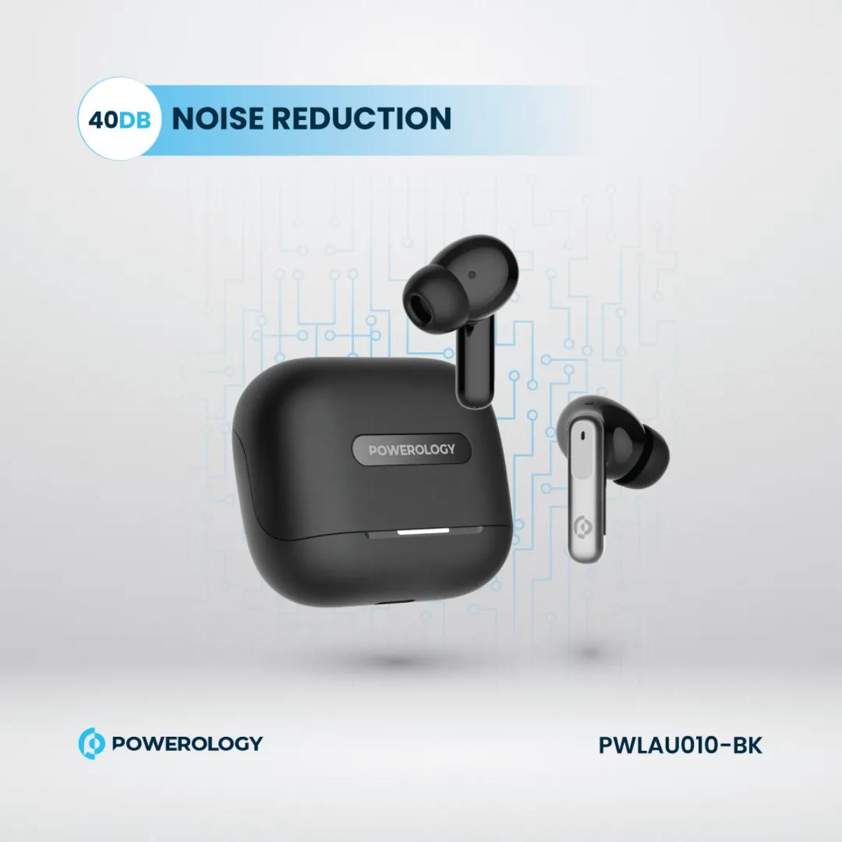Powerology Hybrid ANC True Wireless Earbuds