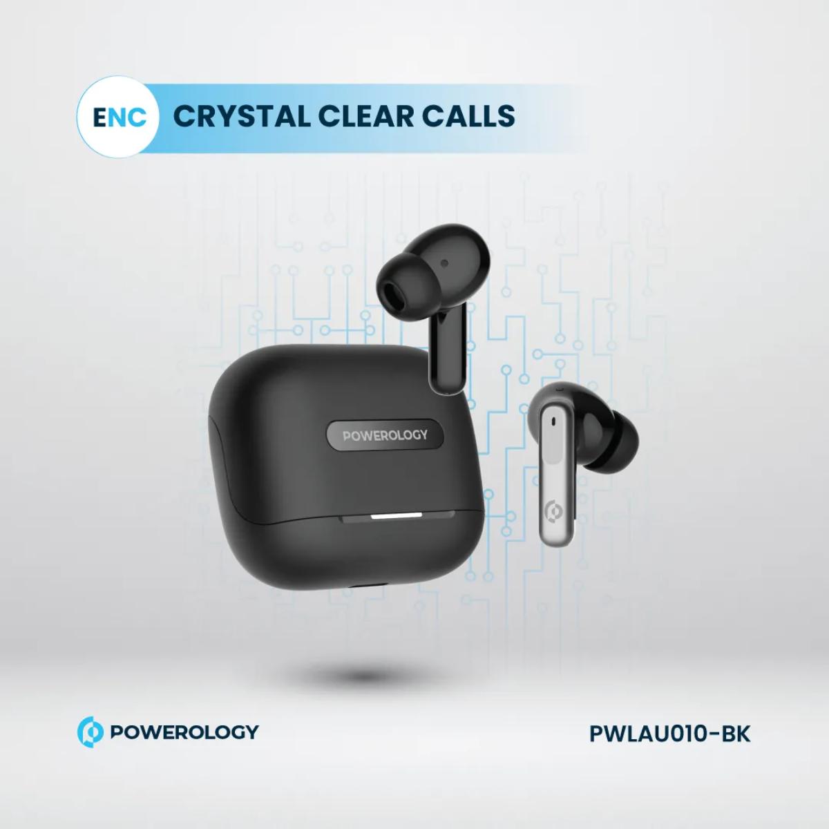 Powerology Hybrid ANC True Wireless Earbuds