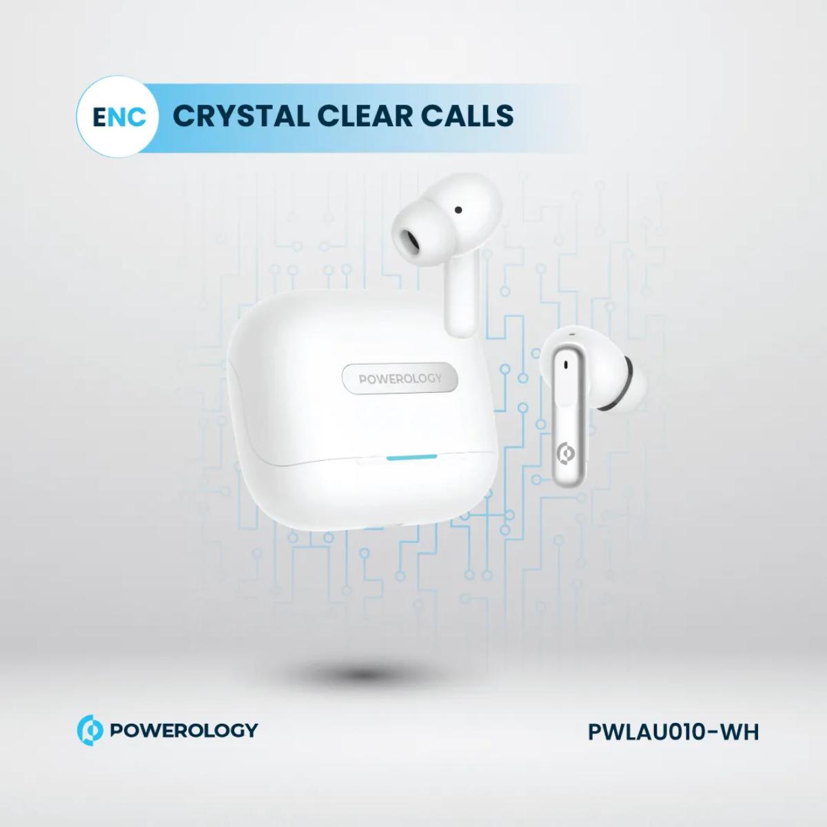 Powerology Hybrid ANC True Wireless Earbuds