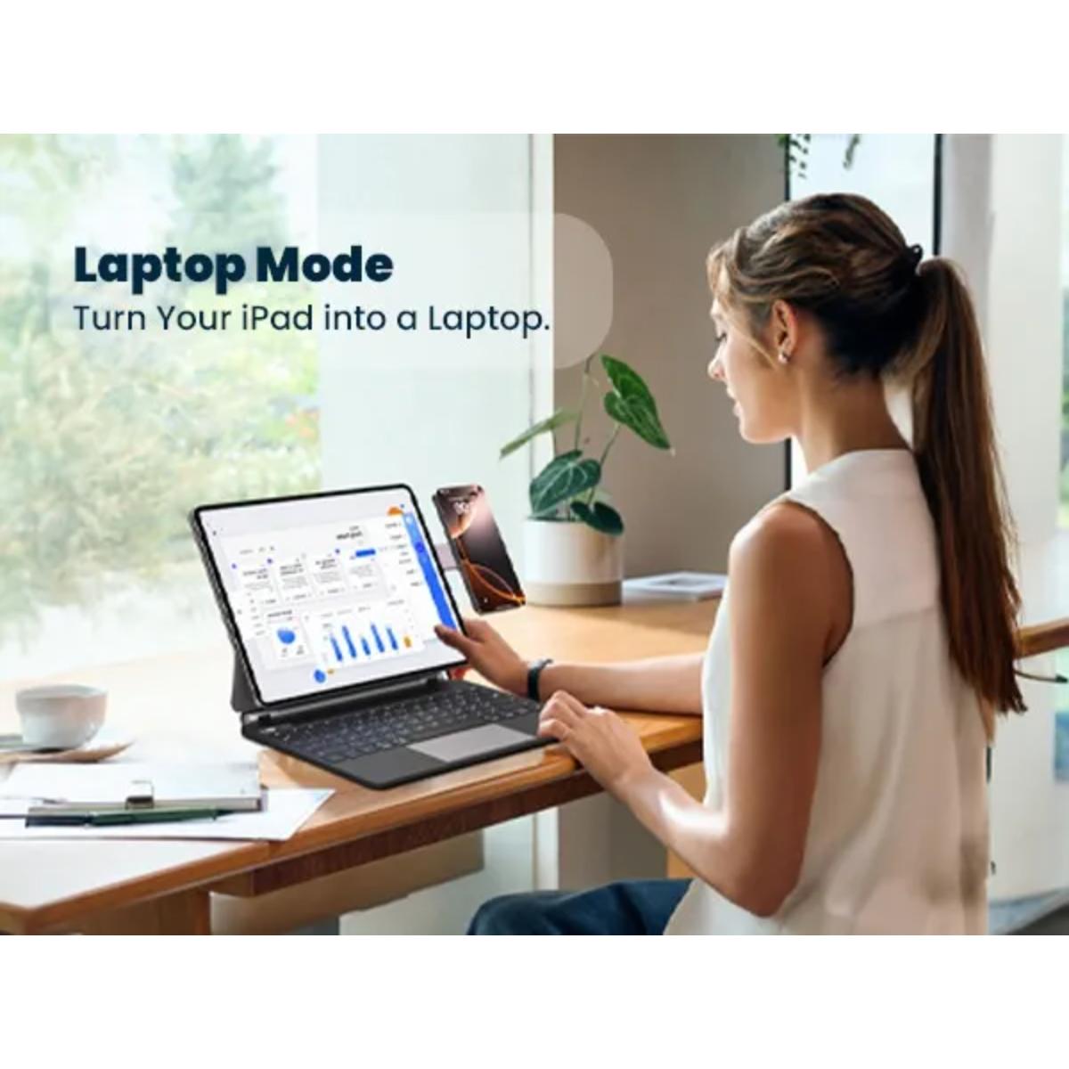 Powerology DynaBoard iPad 10th Gen Wireless Keyboard Case