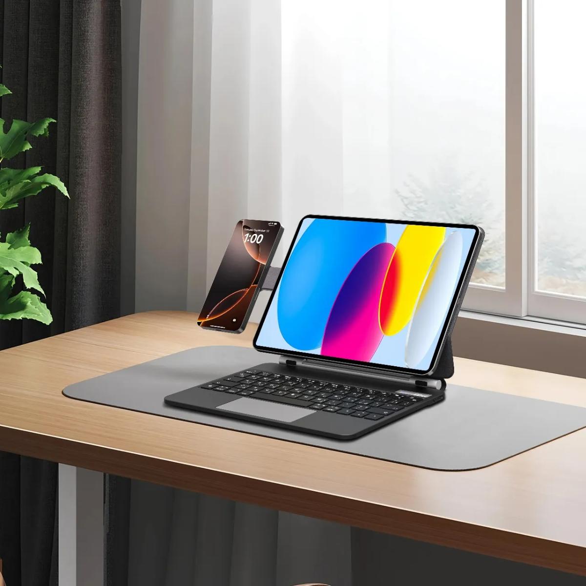 Powerology DynaBoard iPad 10th Gen Wireless Keyboard Case