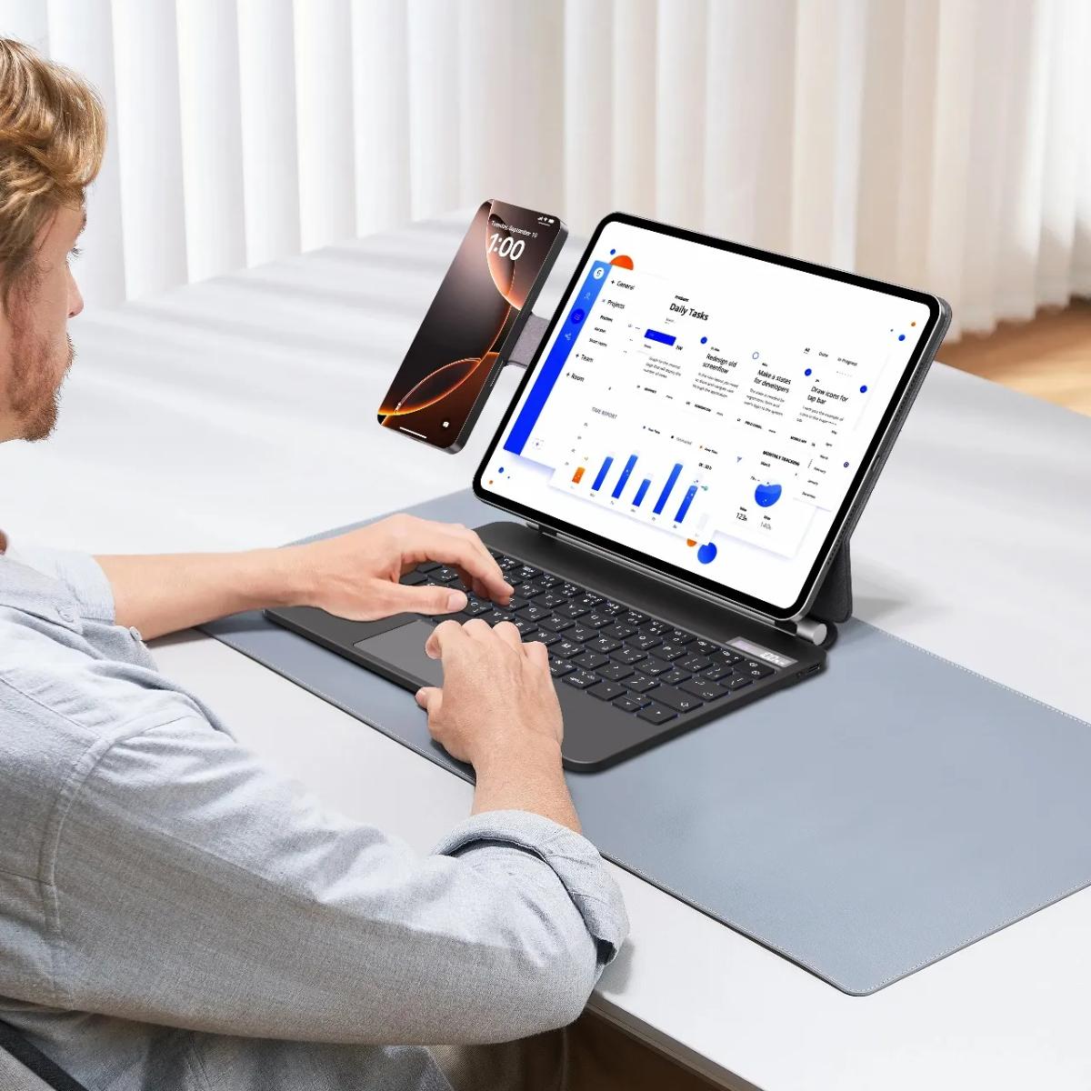 Powerology DynaBoard Wireless Keyboard Case