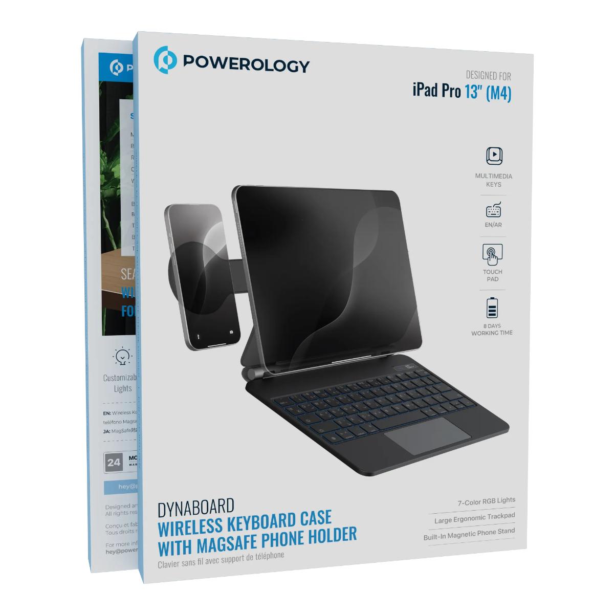 Powerology DynaBoard Wireless Keyboard Case