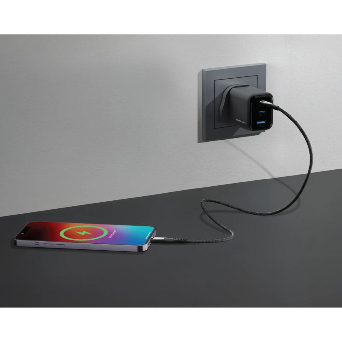 Powerology Volt-X 67W 3-Port GaN Wall Charger