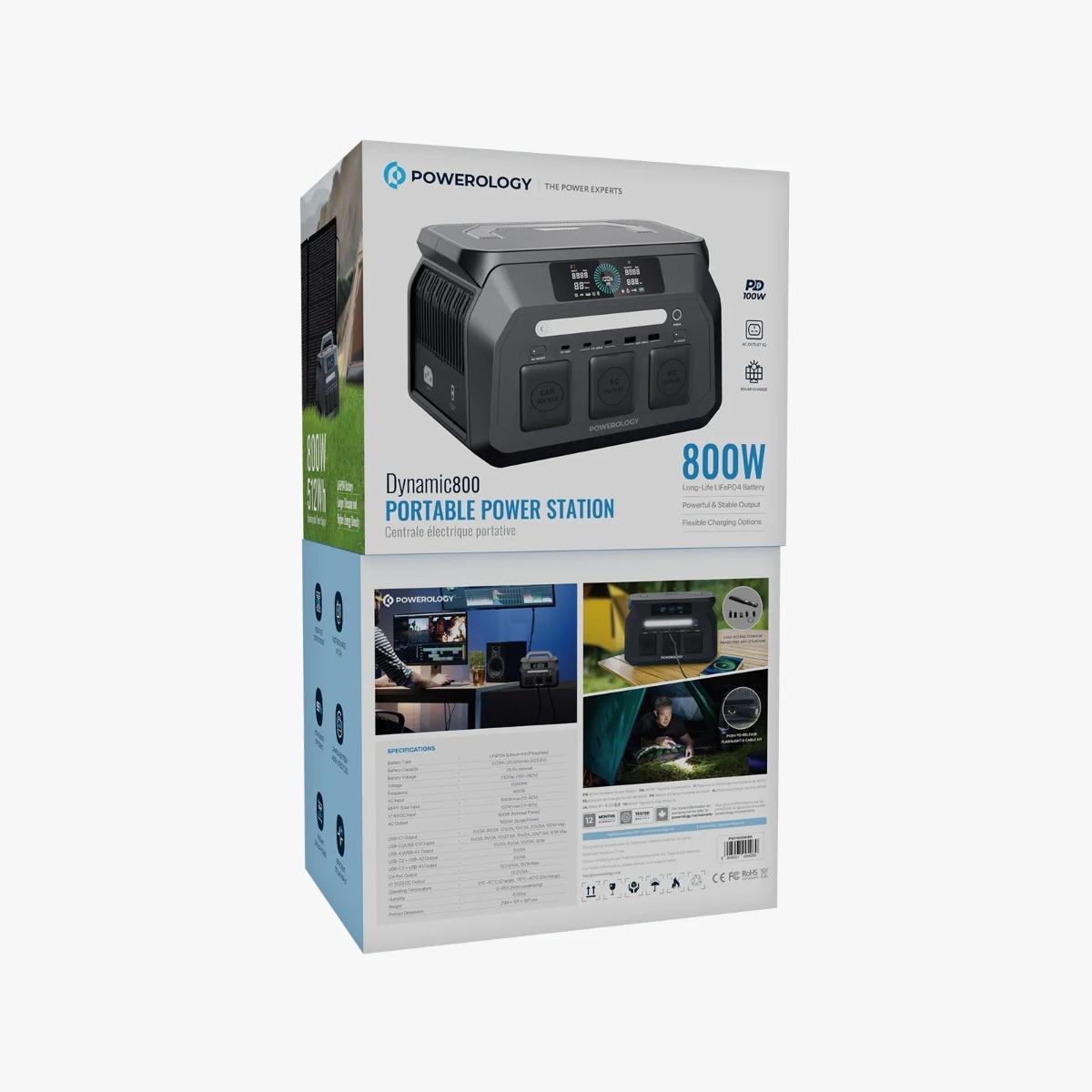 Powerology  Dynamic800 Portable Power Station