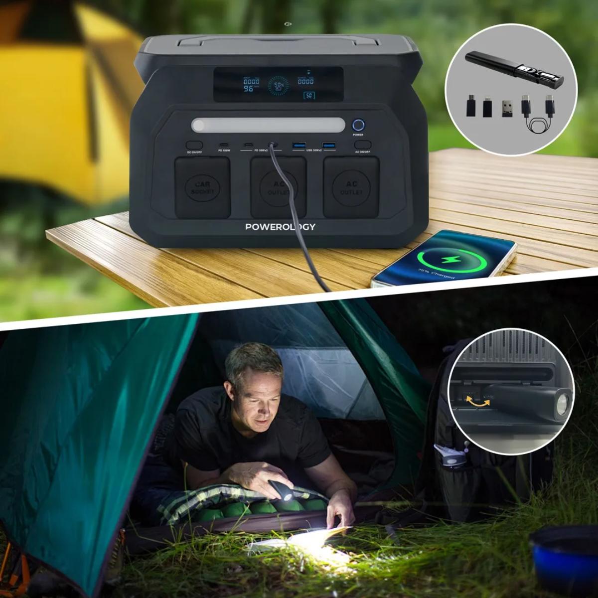 Powerology  Dynamic800 Portable Power Station