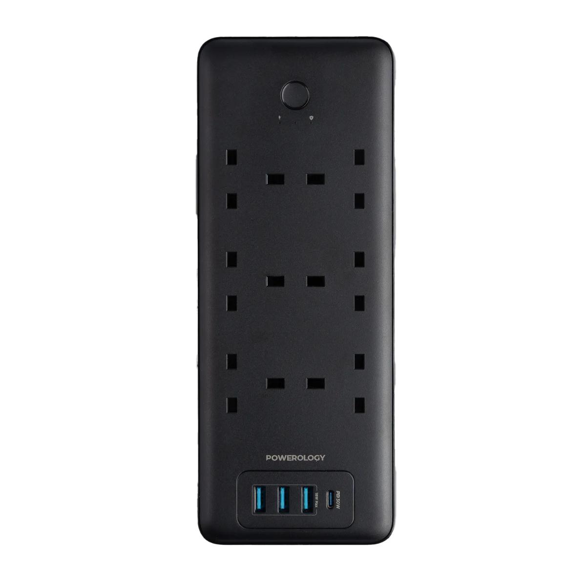 Powerology 6 AC Multi-Port Power Strip