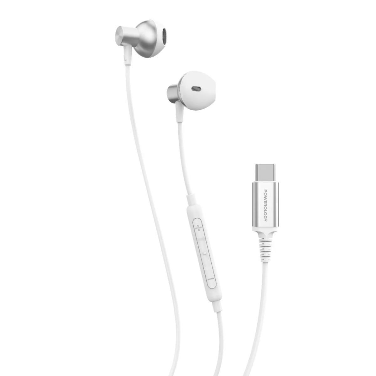 Powerology Type-C Stereo Earphones