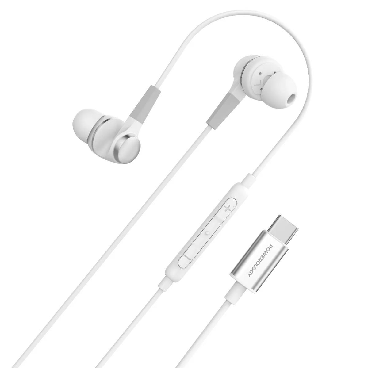 Powerology Type-C Stereo Earphones