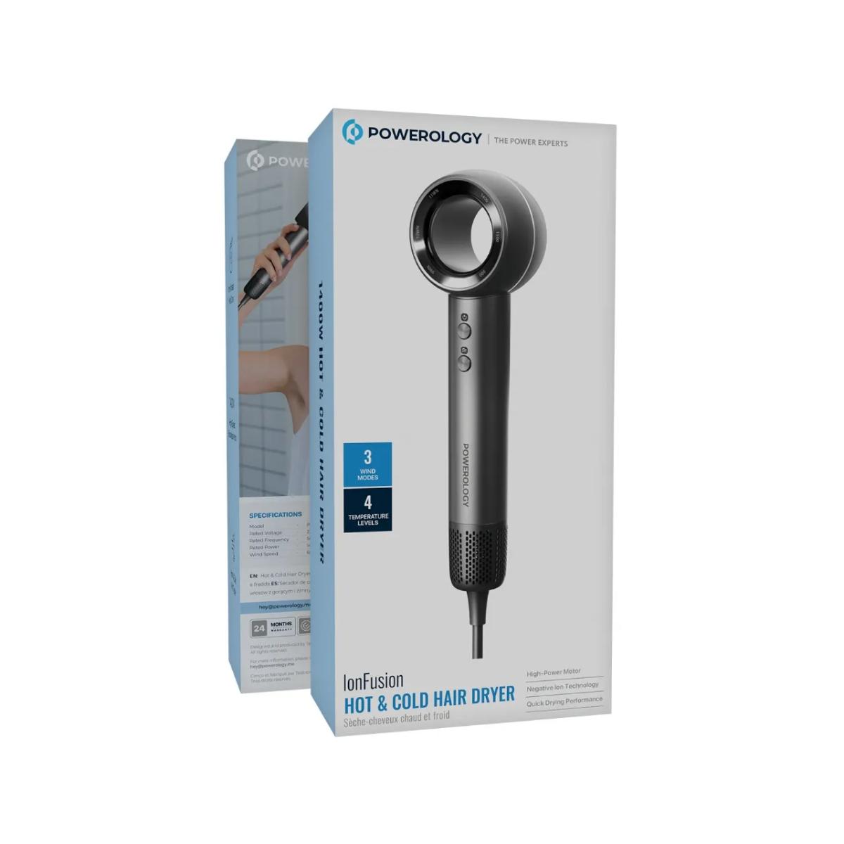 Powerology lonFusion Hot & Cold Hair Dryer