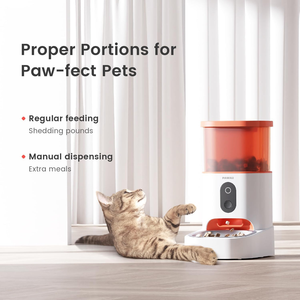 Automatic Cat Feeders with App Control by Pawaii
