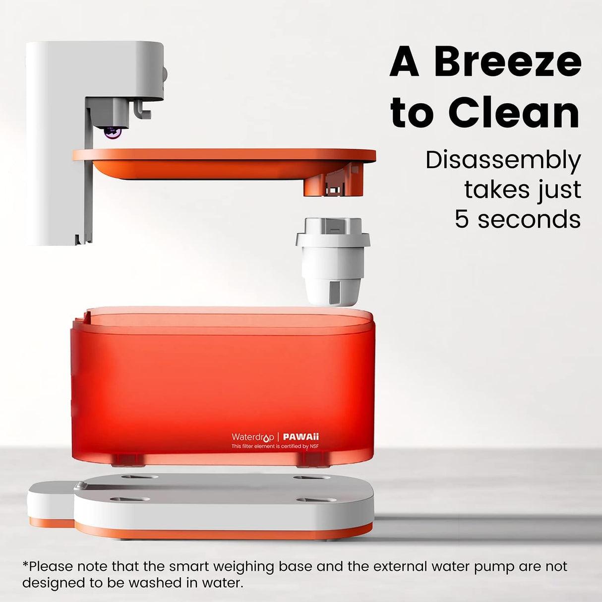 Pawaii Wireless Rechargeable Pet Water Fountain Pro