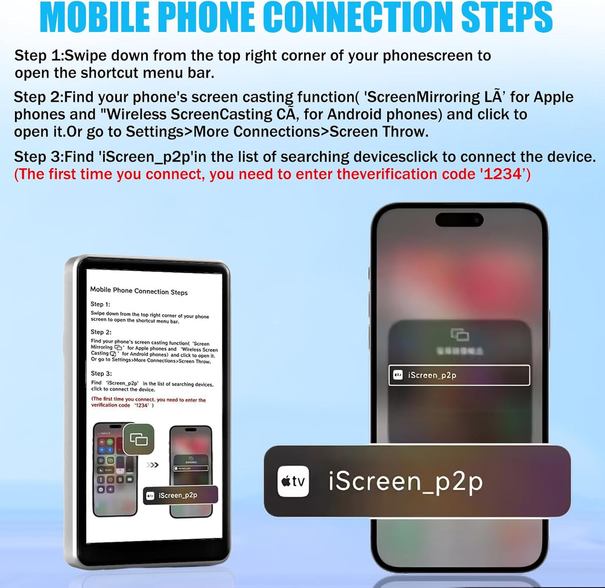 Phone Vlog Selfie Monitor Screen | Phone Screen Monitor | Tradeo Shopping