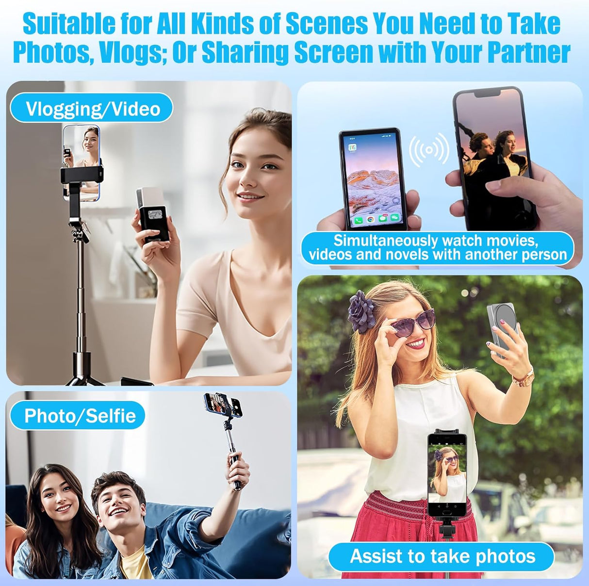Phone Vlog Selfie Monitor Screen | Phone Screen Monitor | Tradeo Shopping