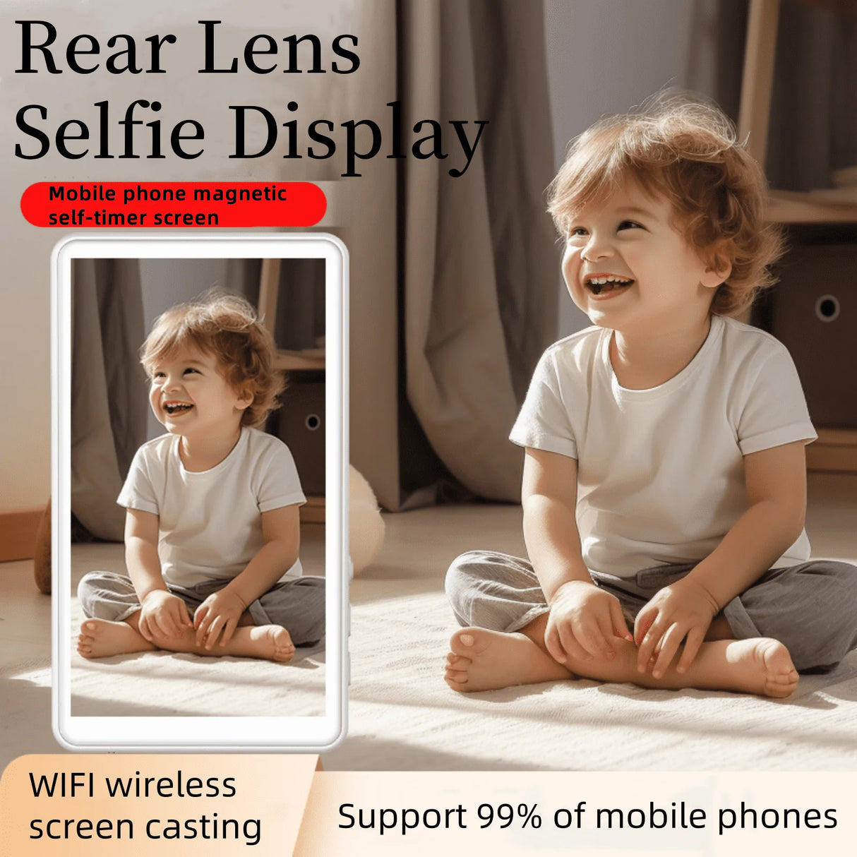 Phone Vlog Selfie Monitor Screen | Phone Screen Monitor | Tradeo Shopping