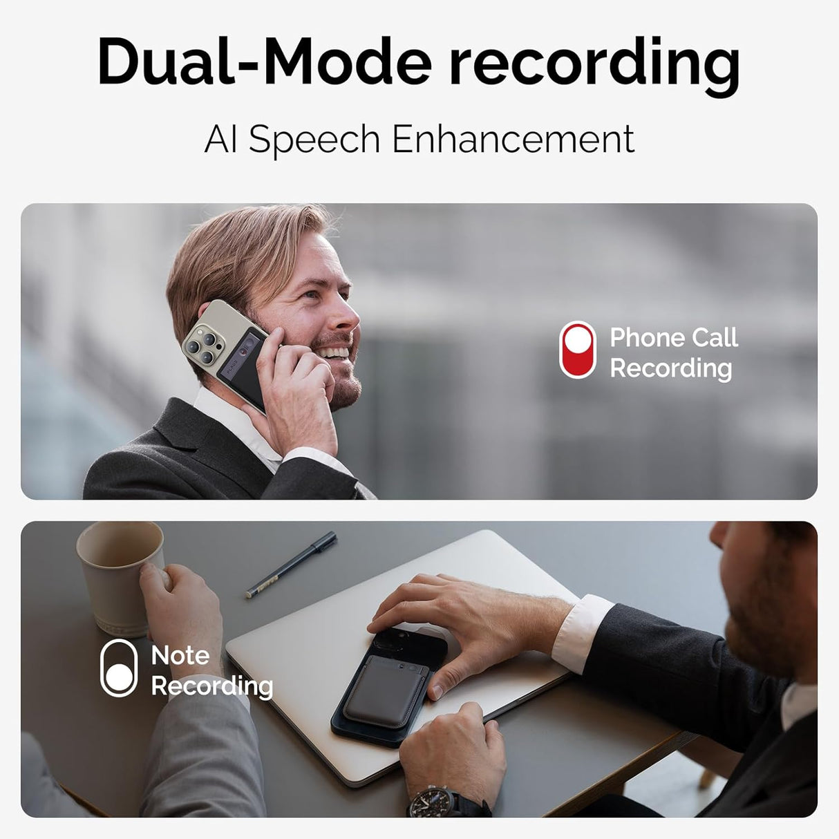 PLAUD NOTE AI Voice Recorder with Magnetic Case by PLAUD.AI | AI Voice Recorder | Tradeo Shopping